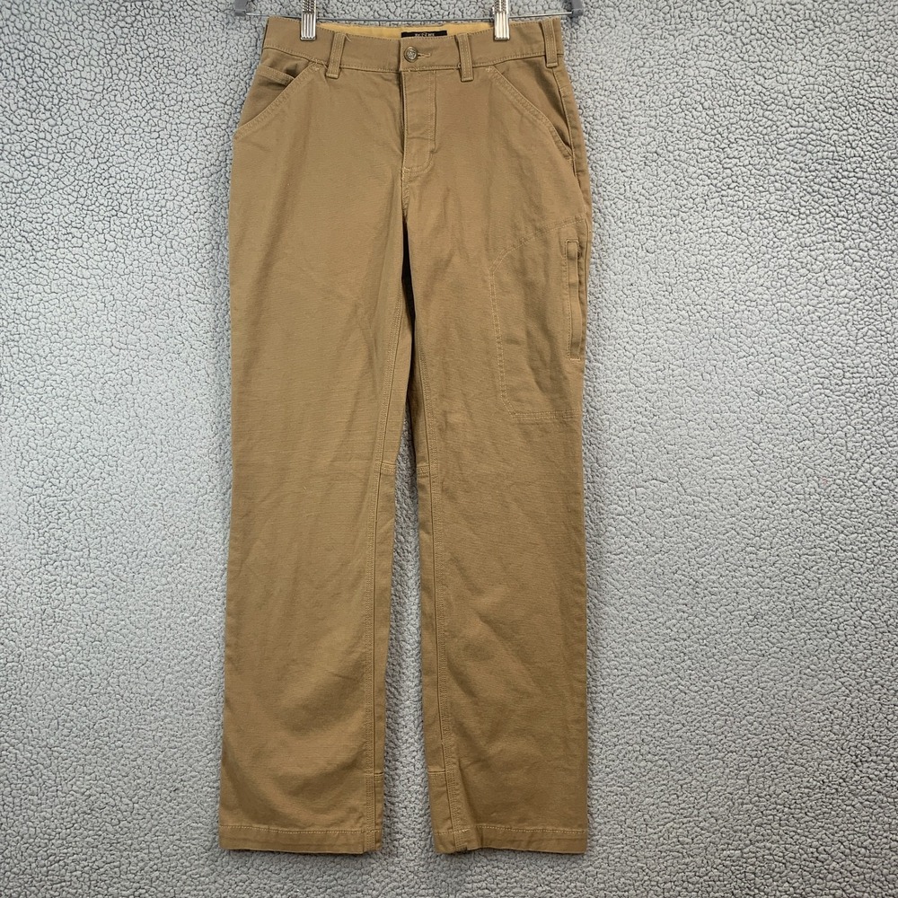 Noble Outfitters Womens Canvas Workwear Pants Size 6 Beige